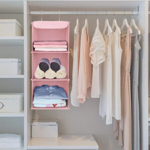 3 Tiers Wardrobe Storage Organiser Closet Organizer