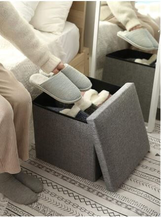 Versatile Space-Saving Storage Toy Box With Memory Foam Seat