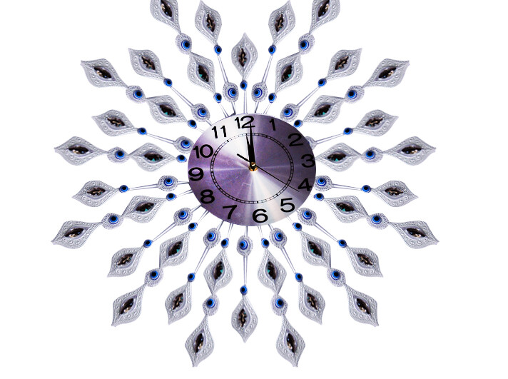 Black Wall Clock 718