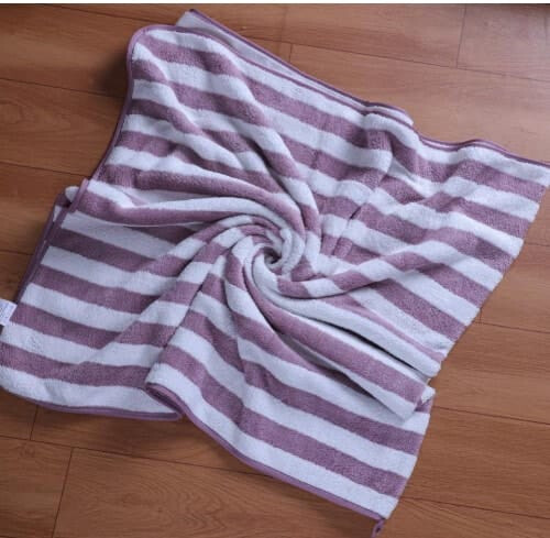 Striped Serenity Cotton Towel