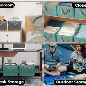 Foldable Gray Storage Organiser