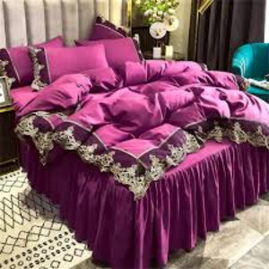 Elegant Gold-Trimmed 6PC Duvet Set