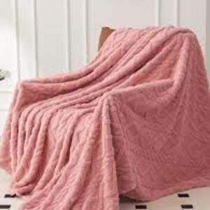 Cozy Cable-Knit Fleece Blanket