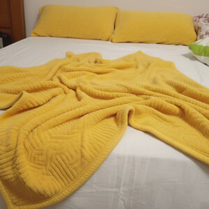 Cozy Cable-Knit Fleece Blanket