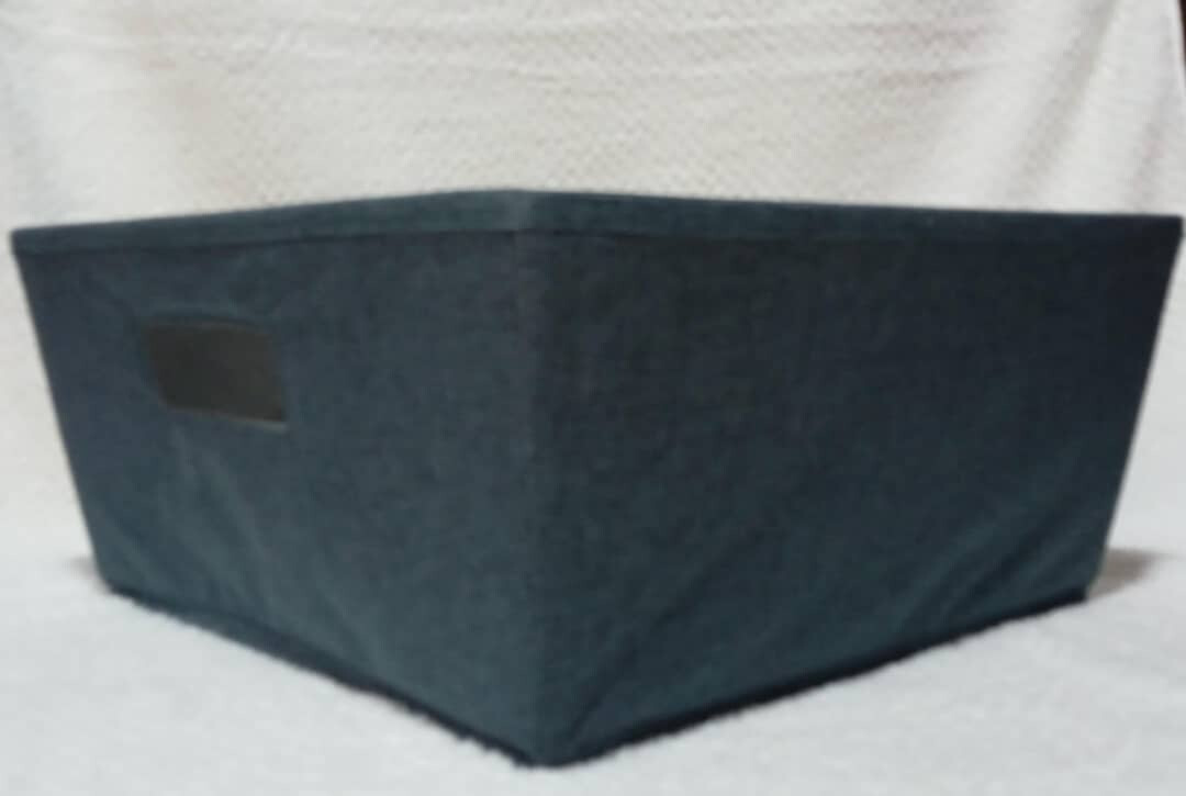 Gray Fabric Storage Organizer Box with Handles