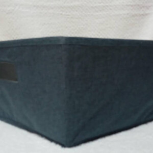 Gray Fabric Storage Organizer Box with Handles