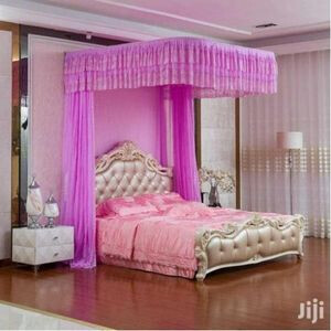 Luxury Wall-Mounted Bed Canopy Net