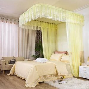 Luxury Wall-Mounted Bed Canopy Net