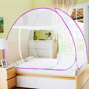 White Elegance Dome Bed Tent Net
