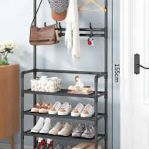 Garment & Shoe Organizer Stand