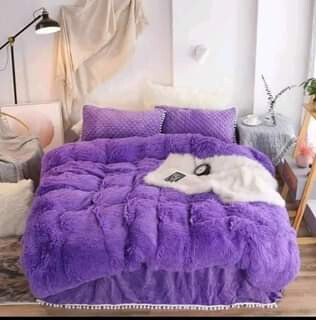 Plush Shaggy Faux Fur 6PC Duvet Set