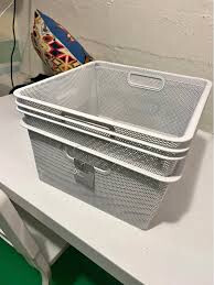 Metal Mesh Storage Baskets
