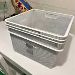Metal Mesh Storage Baskets