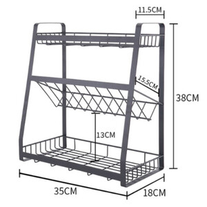 3-Tier Multi-Purpose Kitchen Storage Rack