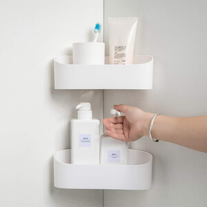 Punch-Free Corner Shelf