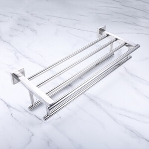 SleekSlide™ Wall-Mounted Towel Rack