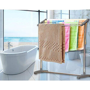 SteelNest™ Freestanding Stainless Towel Rack