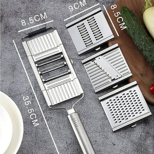 Pro-Grade Multi-Blade Vegetable Slicer & Grater