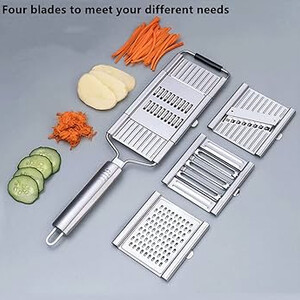 Pro-Grade Multi-Blade Vegetable Slicer & Grater