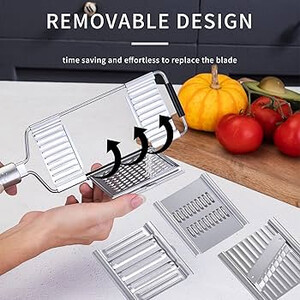 Pro-Grade Multi-Blade Vegetable Slicer & Grater