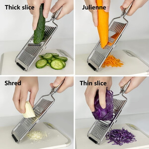 Pro-Grade Multi-Blade Vegetable Slicer & Grater