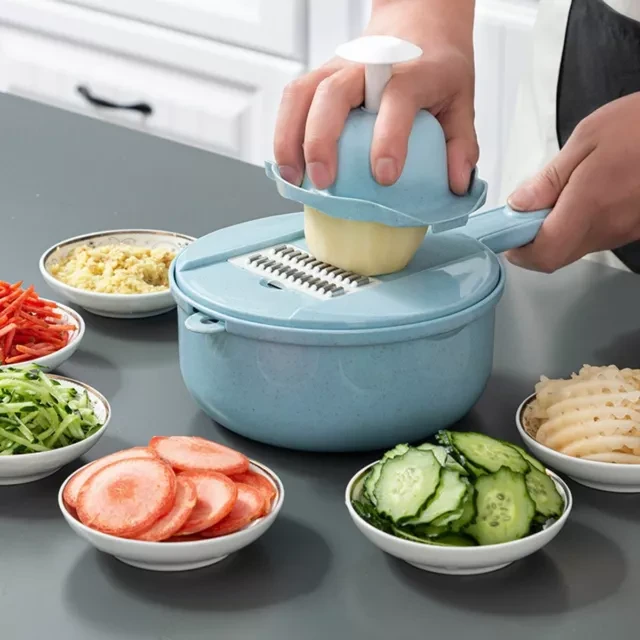 Easy-Chop Stainless Steel Shredder