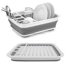 Collapsible Space-Saving Dish Drainer