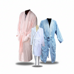DajuZone™ 100% Cotton Bathrobe – Soft, Absorbent & Lightweight