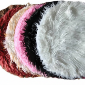 Faux Fur Accent Rug