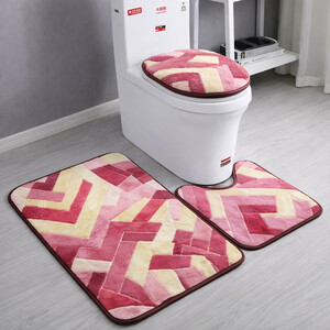 3pc -Piece Bathroom Rug Set –