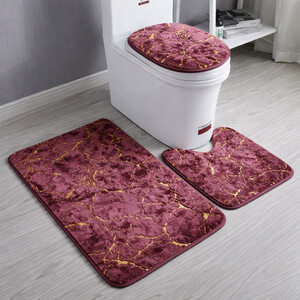 3pc -Piece Bathroom Rug Set –
