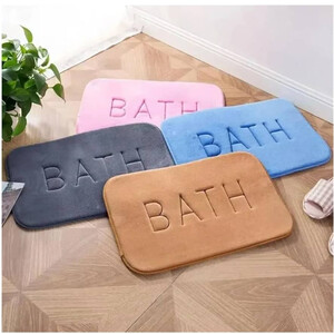 Soft-Touch Embossed Door Mat