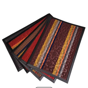 Global Stripe Welcome Mat