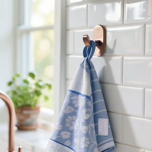 FloraStripe Kitchen Hand Towels
