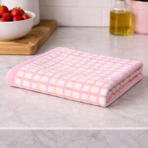 Pastel Checked Dish Towel